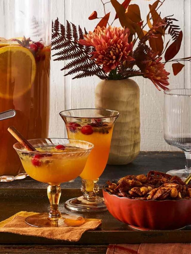 Thanksgiving cocktails and mocktail recipes: Festive flavors featuring apple, cranberry, pumpkin
